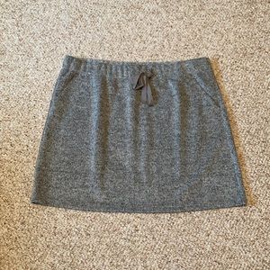 Brushed Knit Jogger Skirt